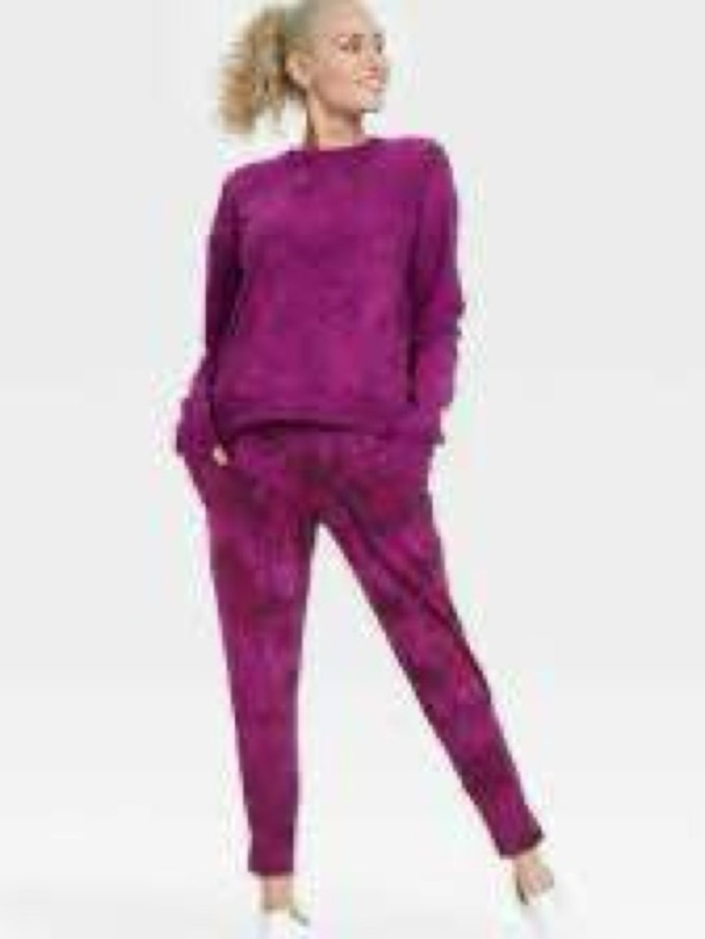 All in motion jogger set Berry Purplecrewneck/jogger pants(top xs, jogger small)